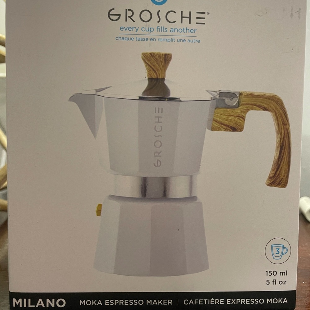 GROSCHE Milano Stovetop Espresso Maker